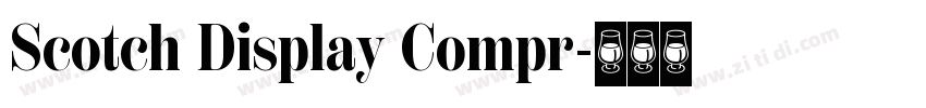 Scotch Display Compr字体转换